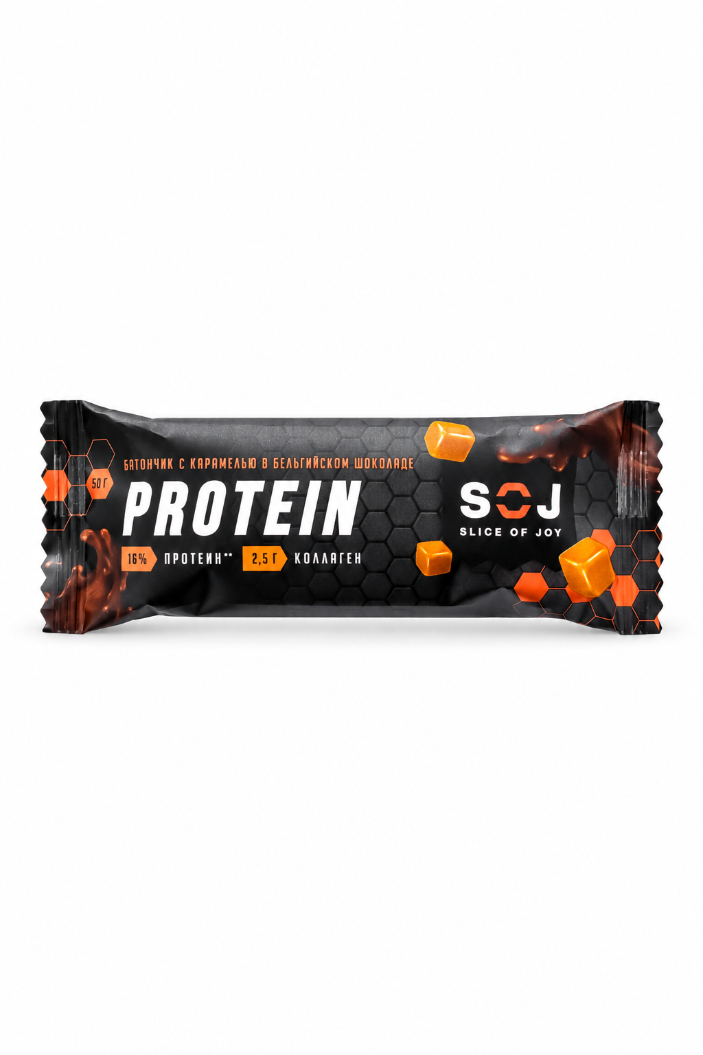 Протеиновый батончик "Protein SOJ" с соленой карамелью 50г