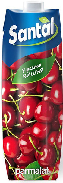 Сок вишня SANTAL 1л