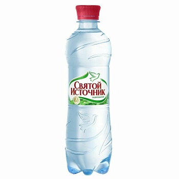 Вода Святой Источник (с газом) 0,5 л.