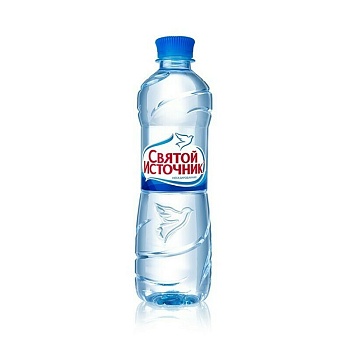 Вода Святой Источник (без газа) 0,5 л.