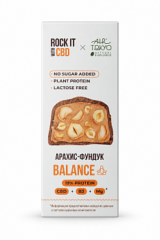 Батончик "Rock It" CBD арахис-фундук 40г