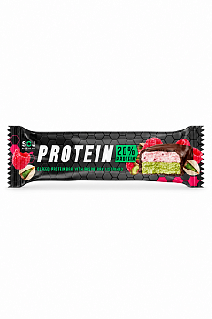 Протеиновый батончик "Protein SOJ" с малиново-фисташковым вкусом 50г