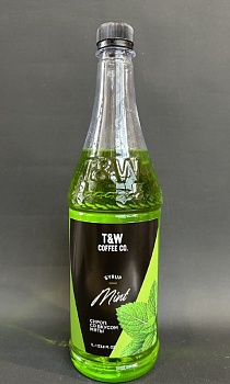 Сироп T&W "Мята" 1л. ПЭТ