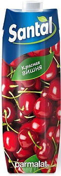 Сок вишня SANTAL 1л